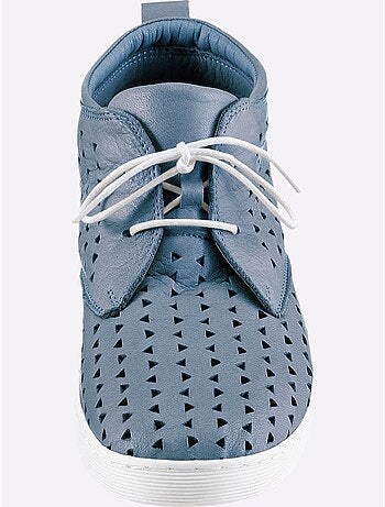 Chaussures à Lacets Cuir Nappa De Vache - Taille Standard - Helline