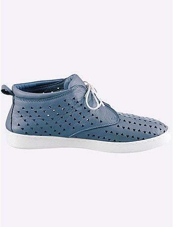 Chaussures à Lacets Cuir Nappa De Vache - Taille Standard - Helline