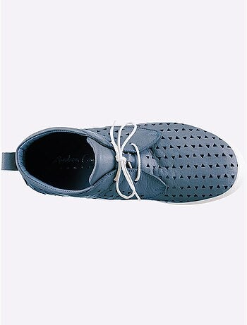 Chaussures à Lacets Cuir Nappa De Vache - Taille Standard - Helline