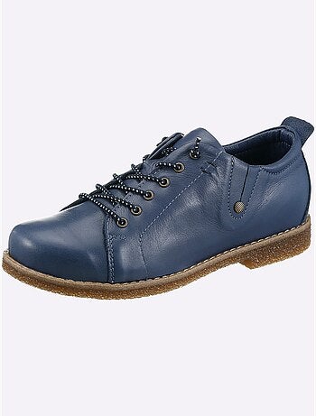 Chaussures à Lacets Cuir Nappa De Vache - Taille Standard - Helline