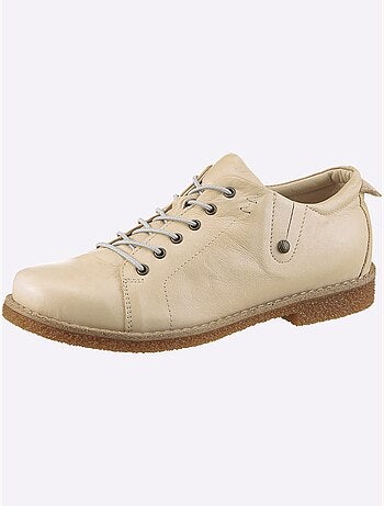 Chaussures à lacets cuir nappa de vache - taille standard - helline