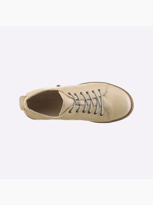 Chaussures à lacets cuir nappa de vache - taille standard - helline - Kiabi Chaussures à lacets cuir nappa de vache - taille standard - helline - Kiabi