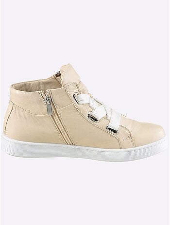 Chaussures à Lacets Cuir Nappa De Vache - Taille Standard - helline