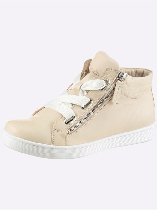 Chaussures à Lacets Cuir Nappa De Vache - Taille Standard - helline - Kiabi