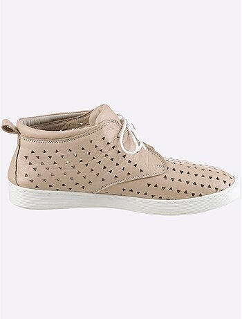 Chaussures à Lacets Cuir Nappa De Vache - Taille Standard - Helline