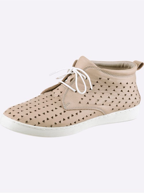 Chaussures à Lacets Cuir Nappa De Vache - Taille Standard - Helline - Kiabi