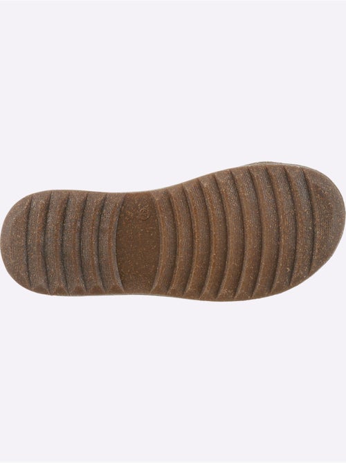 Chaussures à Lacets Cuir Velours De Vache. - Taille Standard - Helline - Kiabi