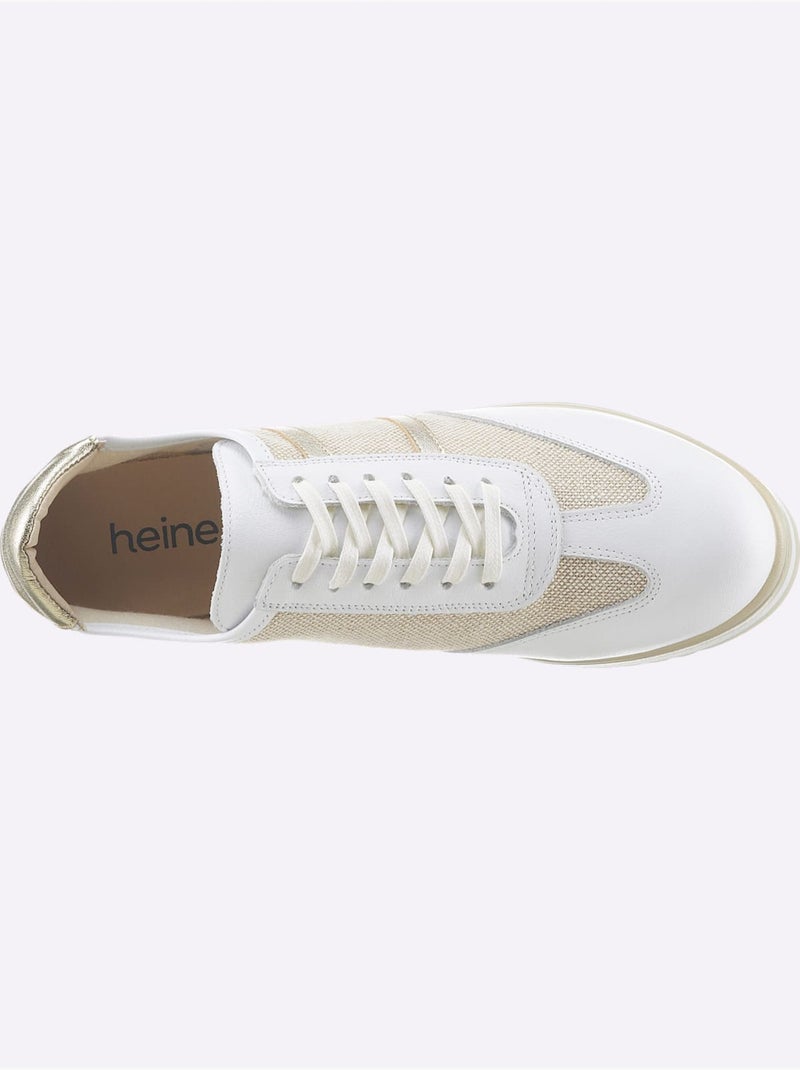 Chaussures à Lacets De Fabrication Espagnole - Taille Standard - Helline Blanc Beige - Kiabi