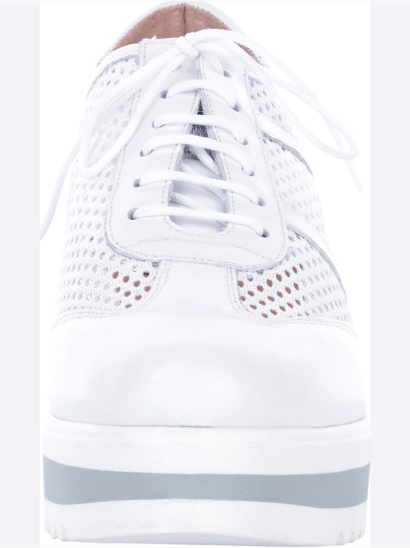 Chaussures à Lacets De Fabrication Espagnole - Taille Standard - Helline Blanc - Kiabi