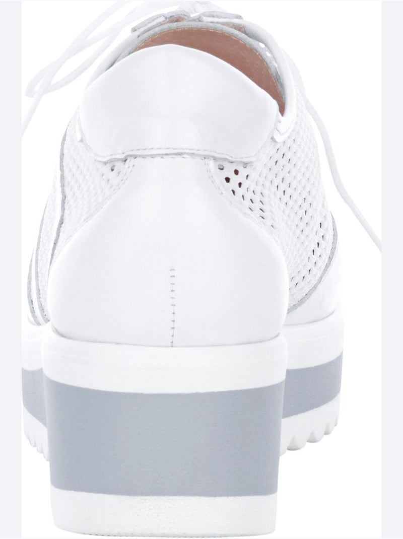 Chaussures à Lacets De Fabrication Espagnole - Taille Standard - Helline Blanc - Kiabi