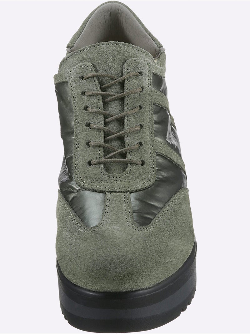 Chaussures à Lacets De Fabrication Espagnole - Taille Standard - helline Kaki - Kiabi