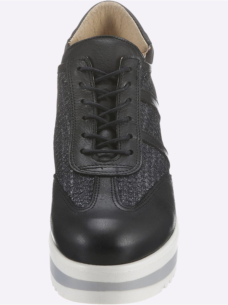 Chaussures à Lacets De Fabrication Espagnole - Taille Standard - Helline Noir - Kiabi