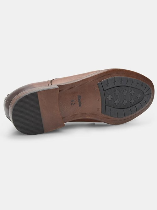 Chaussures à lacets derby en cuir  bata - Kiabi