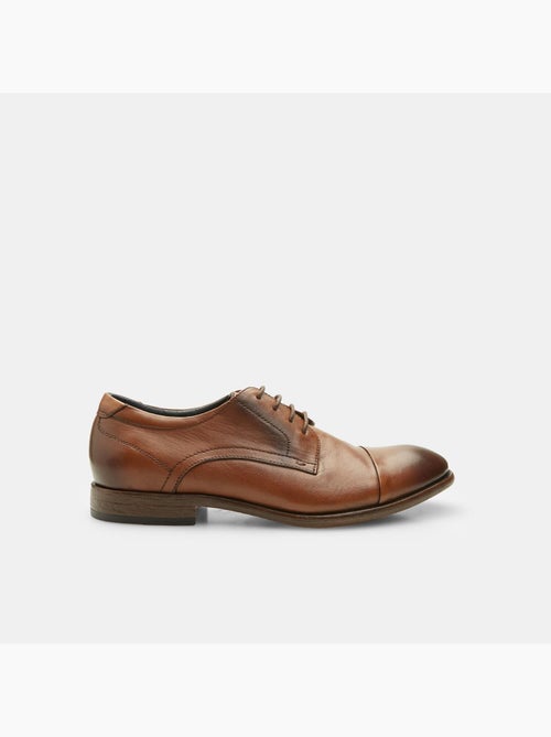 Chaussures à lacets Derby en Cuir BATA - Kiabi