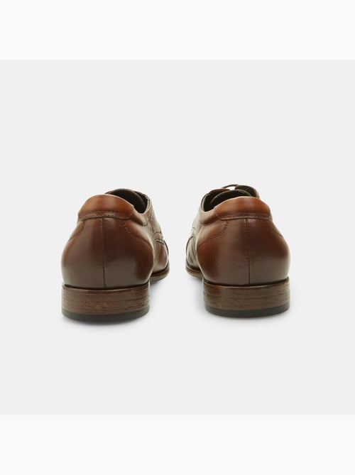 Chaussures à lacets Derby en Cuir BATA - Kiabi