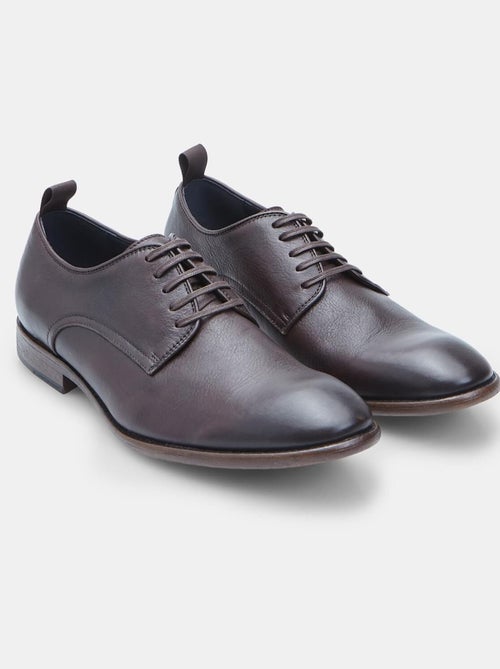 Chaussures à lacets Derby en Cuir  BATA - Kiabi