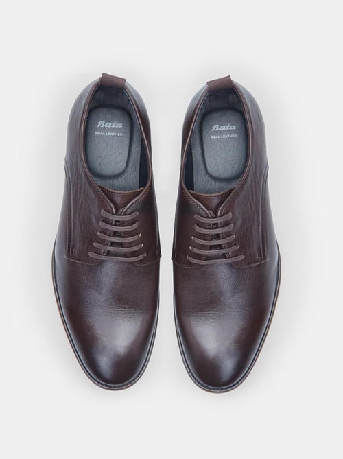 Chaussures à lacets Derby en Cuir  BATA - Kiabi