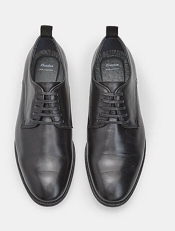 Chaussures à lacets derby en cuir bata