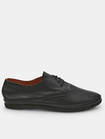 Chaussures à lacets déstructurées en cuir confortables BATA