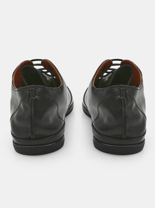 Chaussures à lacets déstructurées en cuir confortables  BATA - Kiabi