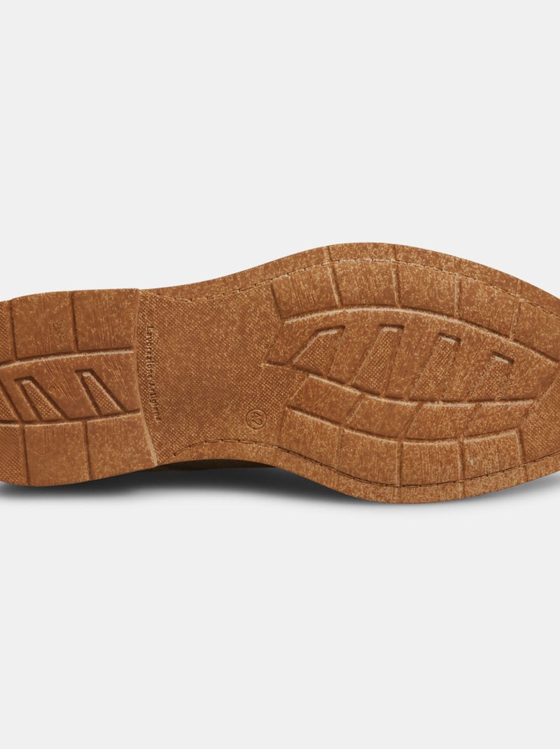 Chaussures à lacets en cuir ajouré BATA Vert - Kiabi