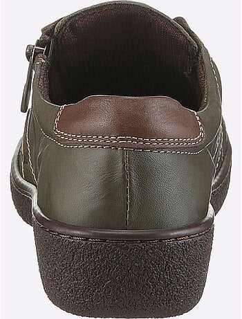Chaussures à lacets en cuir avec glissière et semelle légère - taille standard - witt