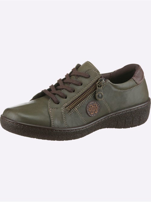 Chaussures à lacets en cuir avec glissière latérale et semelle légère - taille standard - witt - Kiabi Chaussures à lacets en cuir avec glissière latérale et semelle légère - taille standard - witt - Kiabi