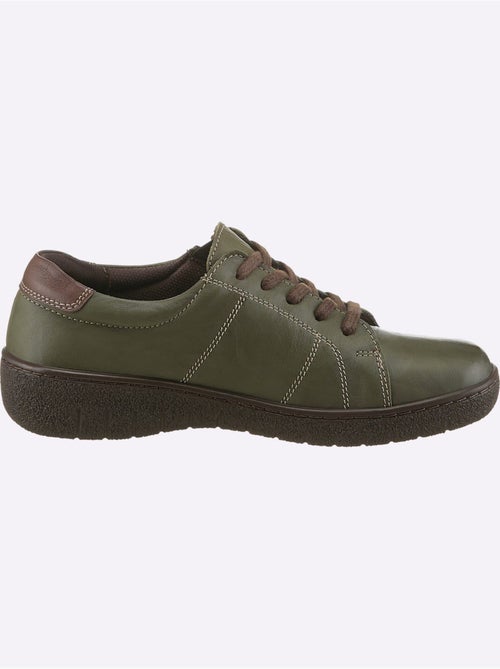 Chaussures à lacets en cuir avec glissière latérale et semelle légère - taille standard - witt - Kiabi Chaussures à lacets en cuir avec glissière latérale et semelle légère - taille standard - witt - Kiabi