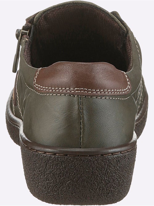 Chaussures à lacets en cuir avec glissière latérale et semelle légère - taille standard - witt - Kiabi Chaussures à lacets en cuir avec glissière latérale et semelle légère - taille standard - witt - Kiabi