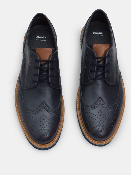 Chaussures à lacets en cuir bata - Kiabi Chaussures à lacets en cuir bata - Kiabi