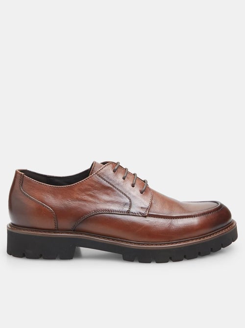 Chaussures à lacets en cuir Bata - Kiabi