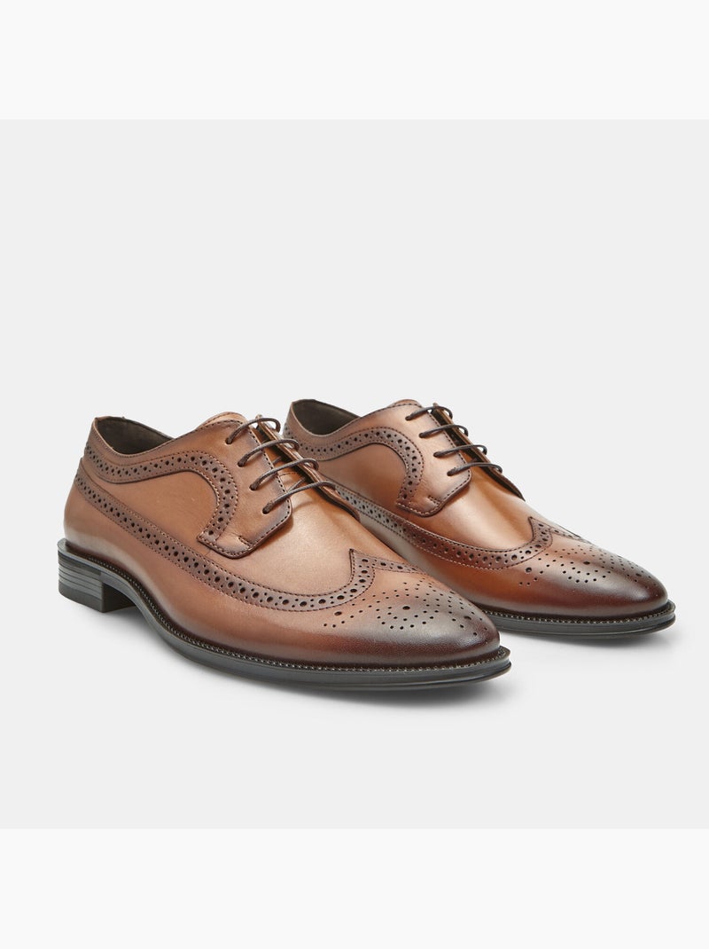 Chaussures à lacets en cuir Bata Bronze - Kiabi