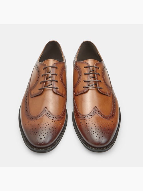 Chaussures à lacets en cuir Bata - Kiabi