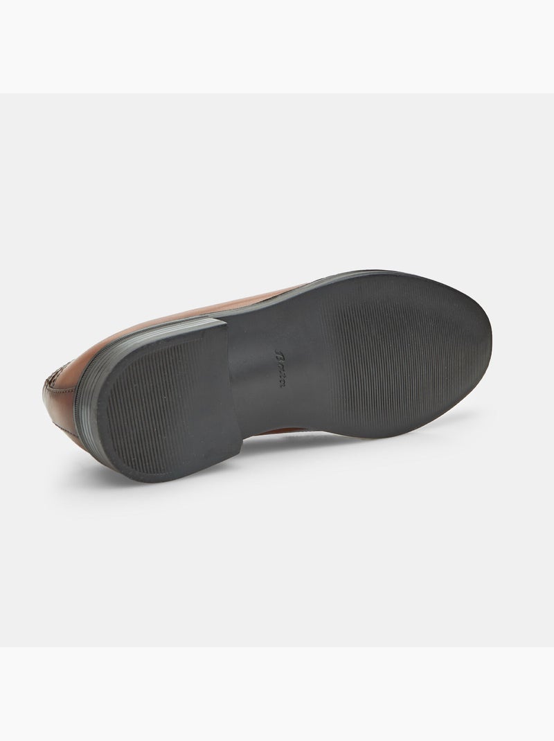 Chaussures à lacets en cuir Bata Bronze - Kiabi