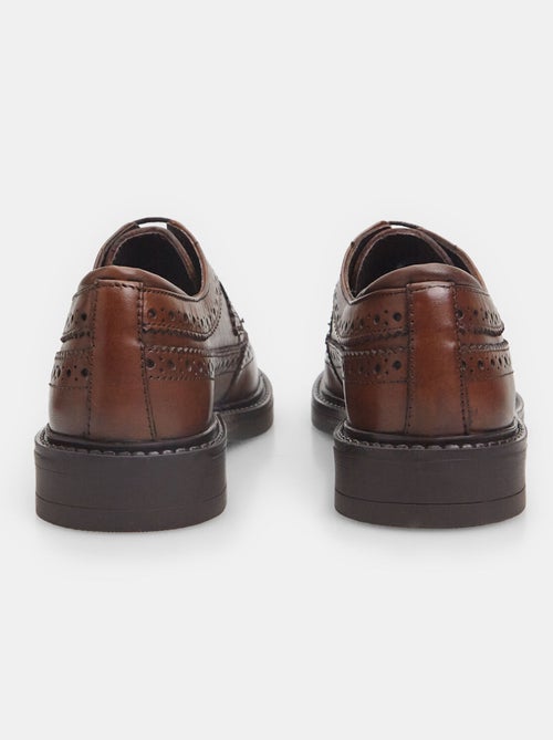 Chaussures à lacets en cuir BATA - Kiabi