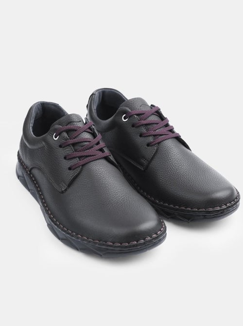 Chaussures à lacets en cuir  BATA - Kiabi
