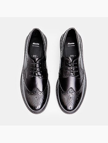 Chaussures à lacets en cuir bata