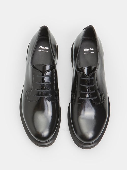 Chaussures à lacets en cuir  BATA - Kiabi