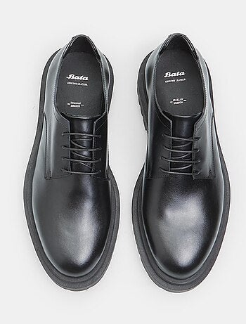 Chaussures à lacets en cuir bata