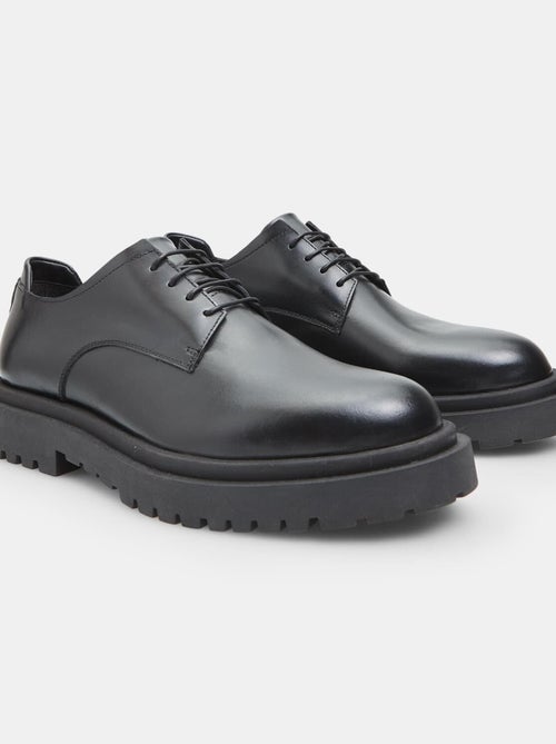 Chaussures à lacets en cuir BATA - Kiabi