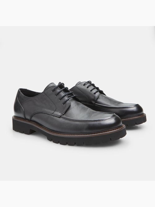 Chaussures à lacets en cuir Bata - Kiabi