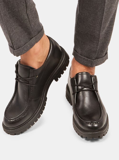 Chaussures à lacets en cuir BATA - Kiabi Chaussures à lacets en cuir BATA - Kiabi
