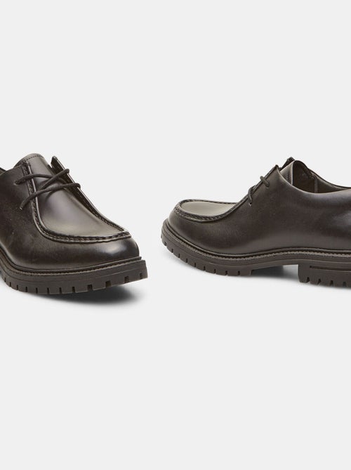 Chaussures à lacets en cuir BATA - Kiabi Chaussures à lacets en cuir BATA - Kiabi