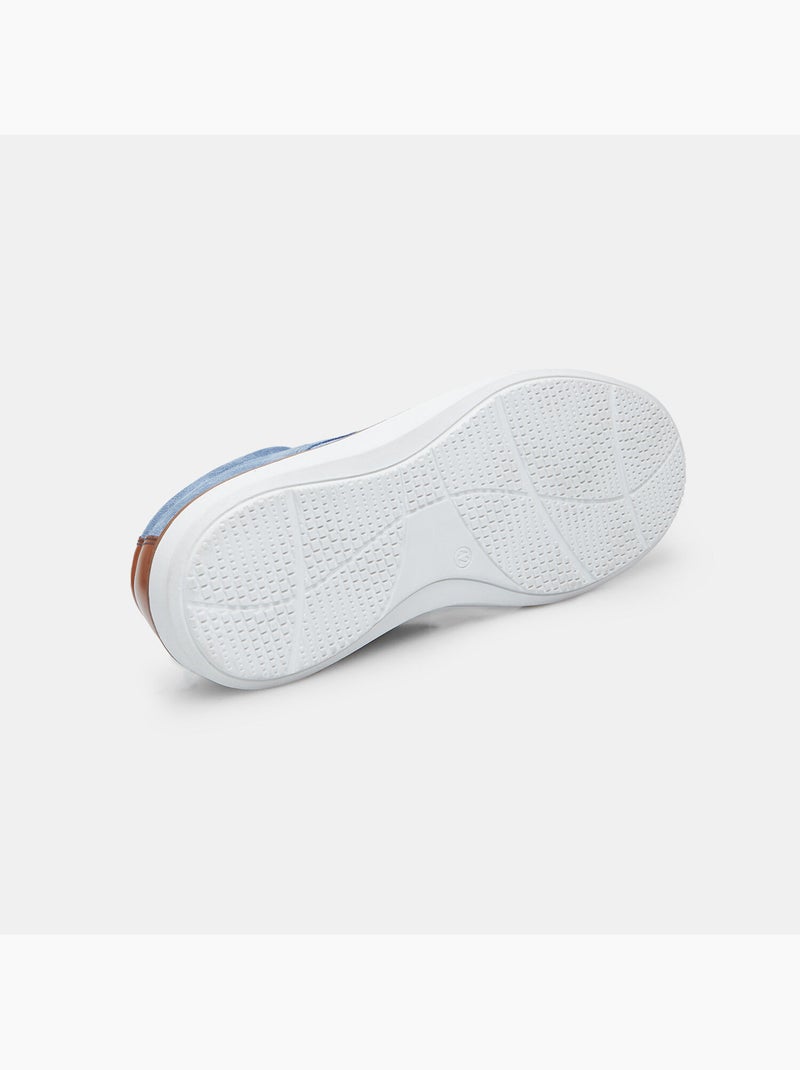 Chaussures à lacets en daim BATA Bleu - Kiabi