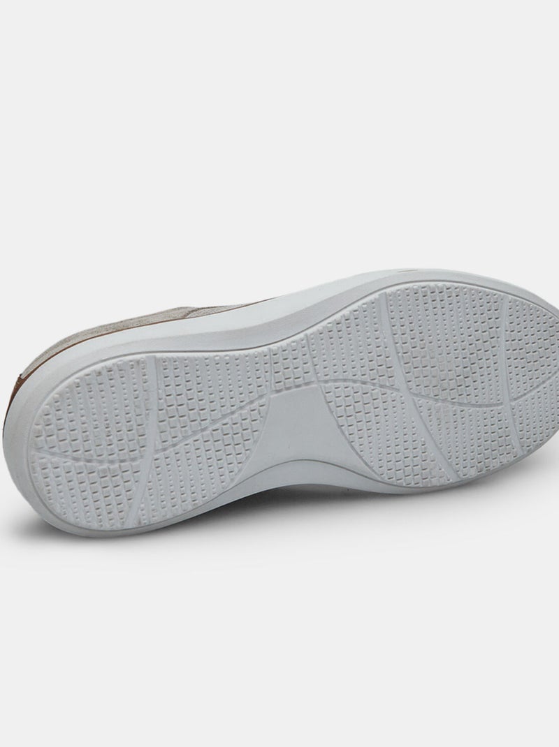 Chaussures à lacets en daim BATA Gris - Kiabi