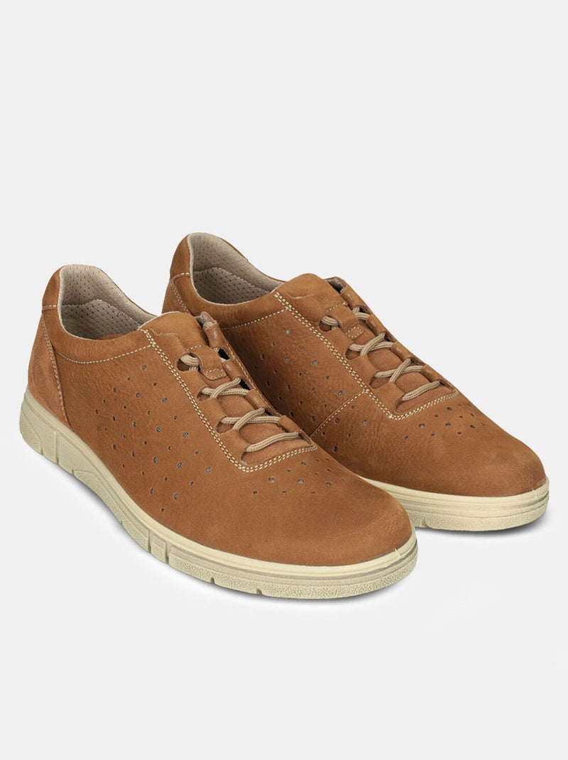 Chaussures à lacets en nubuck BATA Bronze - Kiabi