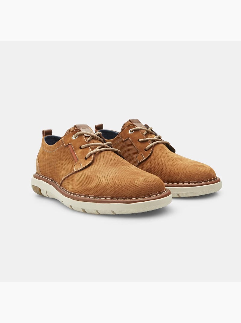 Chaussures à lacets en Nubuck BATA Bronze - Kiabi