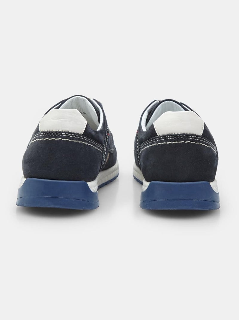 Chaussures à lacets en Nubuck comfortables BATA Bleu - Kiabi