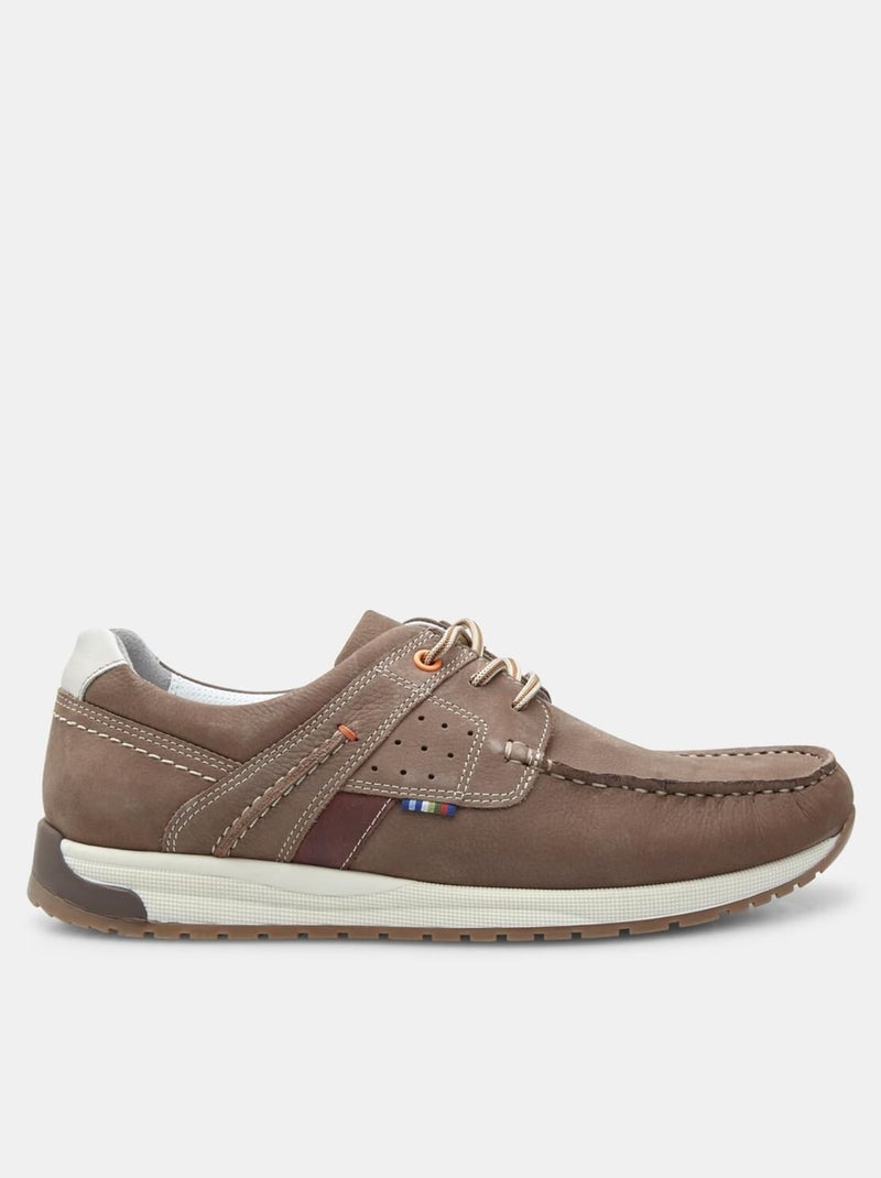 Chaussures à lacets en Nubuck comfortables BATA Bronze - Kiabi