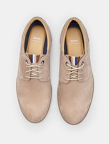 Chaussures à lacets en Nubuck confortables BATA